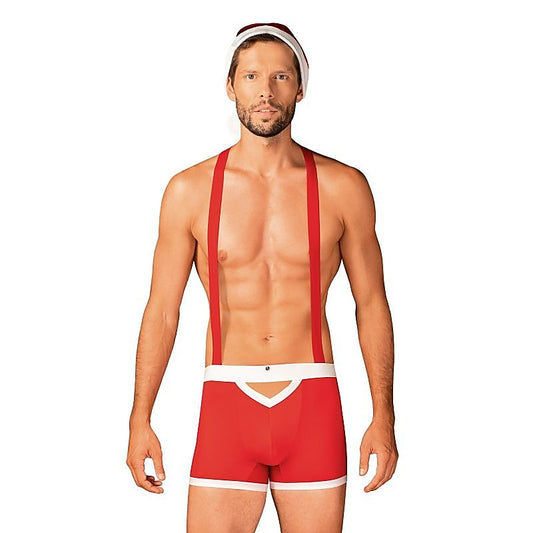 Mr. Claus Mens Sexy Costume Set 3 Piece by Obsessive