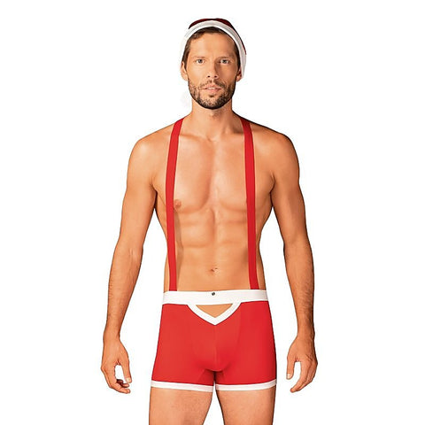 Mr. Claus Mens Sexy Costume Set 3 Piece by Obsessive