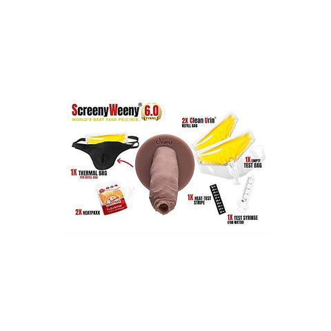 Screeny Weeny 6.0 Uncut Fake Penis by CleanU