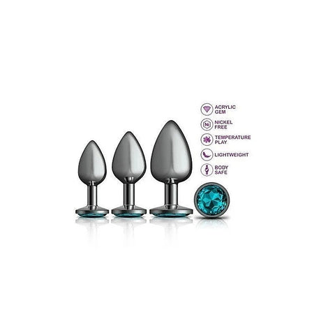 Cheeky Charms Round Metal Butt Plug Kit by Viben