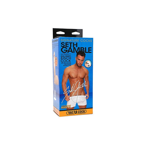 Seth Gamble Ultraskyn Realistic Cock 8 Inch by Doc Johnson