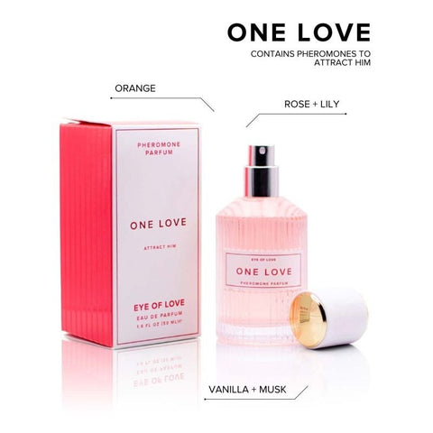 Pheromone Body Spray One Love Attract Him by Eye Of Love