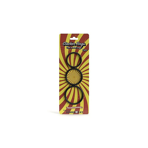 Stacker Stretchy Cock Rings Set 3 Piece by Demon Kat