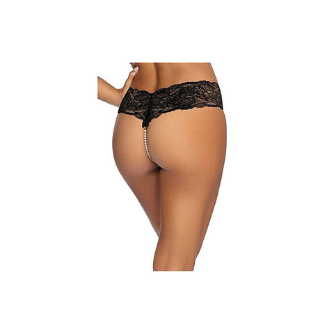 Lace Pearl G String Panties by Axami Lingerie