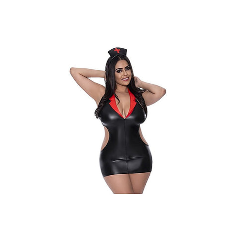 Exposed Lingerie Sexy Night Nurse Costume by Magic Silk