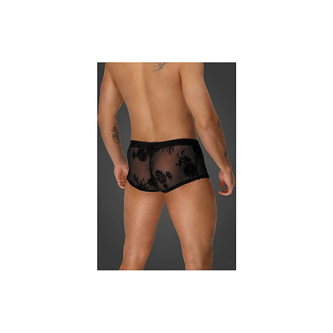 Flock Embroidery Short-Shorts by Noir Handmade