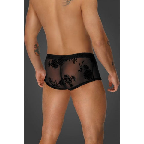 Flock Embroidery Shorts by Noir Handmade