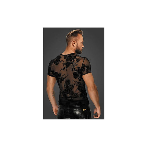 Flock Embroidery Men's T-Shirt by Noir Handmade