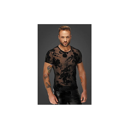 Flock Embroidery Men's T-Shirt by Noir Handmade
