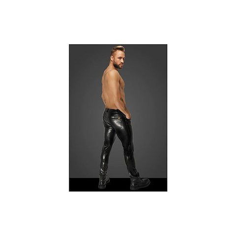 Snake Wetlook Long Pants by Noir Handmade