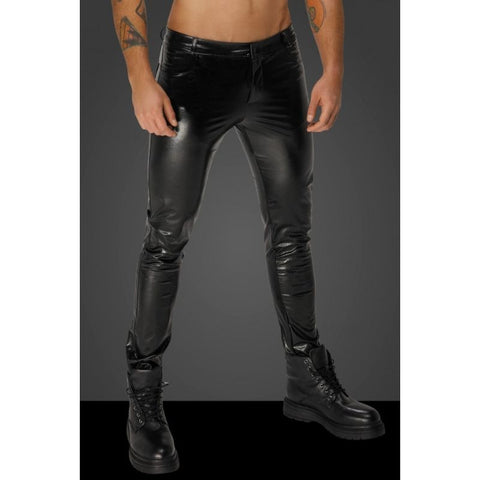 Snake Wetlook Pants with Back Pockets His Fetish
