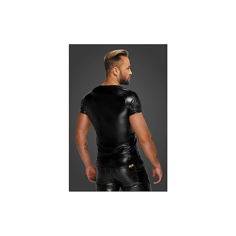 Wetlook Men's T-Shirt with Snake Sleeves by Noir Handmade