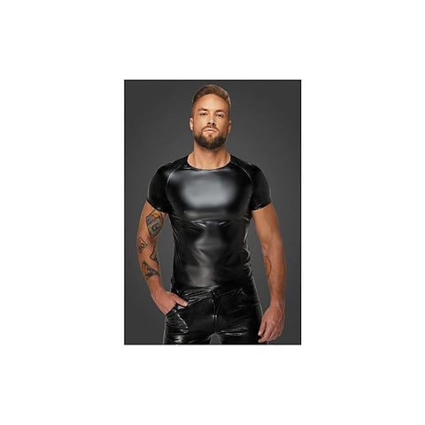 Wetlook Men's T-Shirt with Snake Sleeves by Noir Handmade