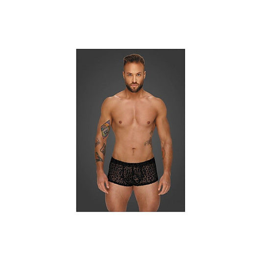 Leopard Flock Short Shorts by Noir Handmade