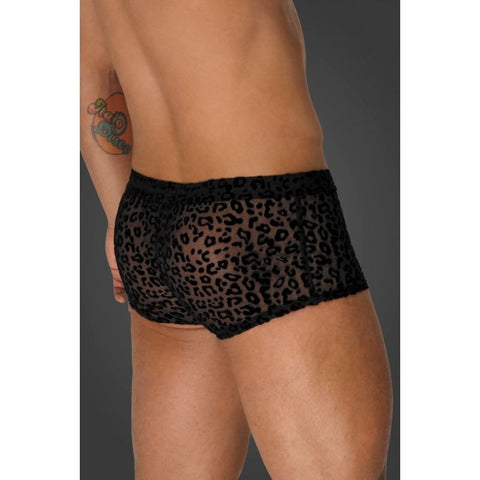 Leopard Flock Shorts by Noir Handmade