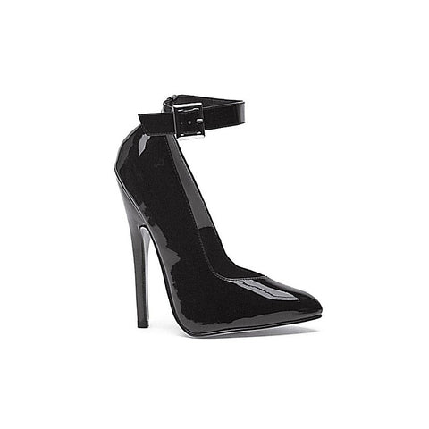 6 Inch Fetish Pump With Ankle Strap by Ellie Shoes