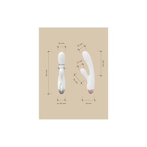 Pada Rabbit and G-Spot Pulsing Vibrator by Drywell