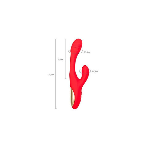 JOS Patti Moving Tongue Multi Function Rabbit Vibrator