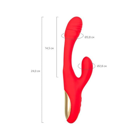 JOS Patti Moving Tongue Rabbit Vibrator by ToyFa