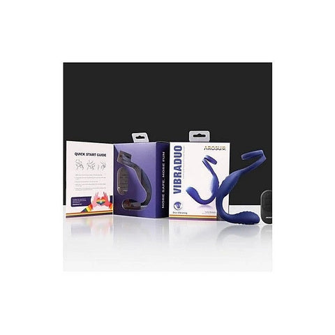 VibraDuo Vibrating Anal Probe & Perineum Stimulator