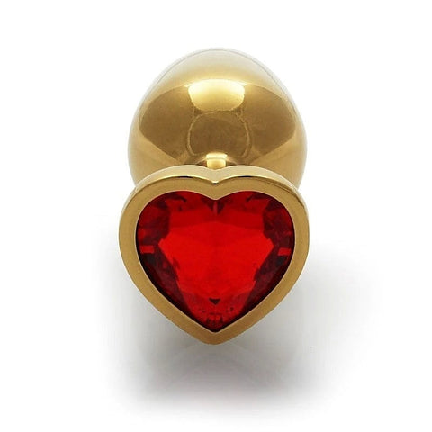OUCH! Heart Gem Butt Plug - Small by Shots Toys