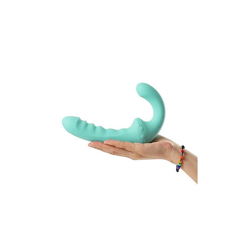 VibraTwin Remote Control Rechargeable Strap On by Arosum