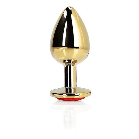 OUCH! Heart Gem Butt Plug - Medium by Shots Toys
