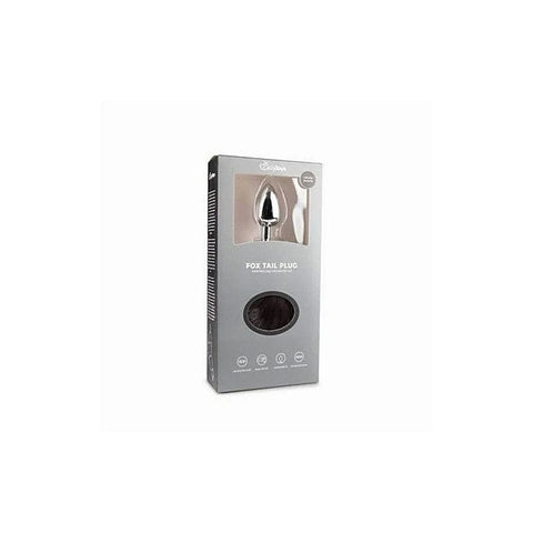 Fetish Collection Fox Tail No 4 Silver Anal Plug by Easytoys