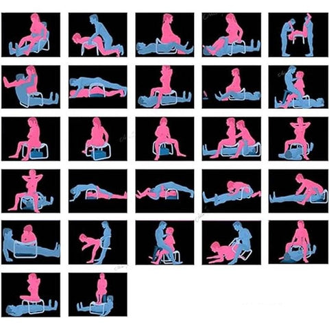 Sex Chair Adjustable Height PU Seat Sex Furniture