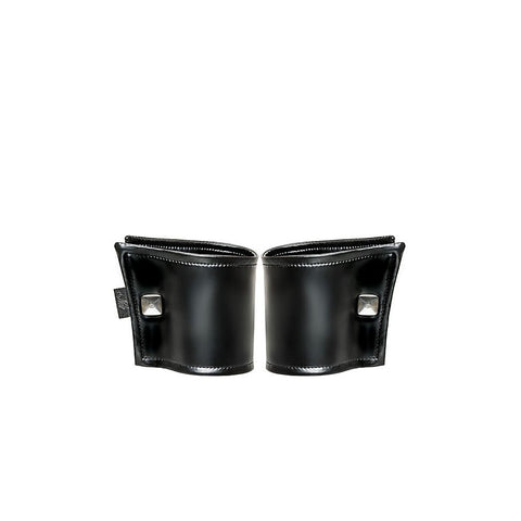 Mens Wrist Wallet Pair With Hidden Zipper by Noir Handmade