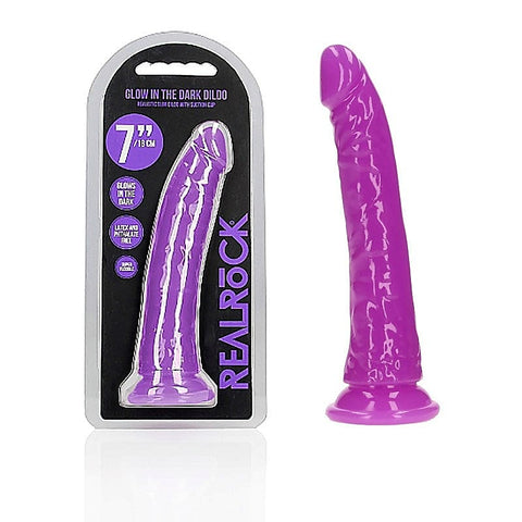REALROCK 18 cm Slim Glow in the Dark by Shots Toys