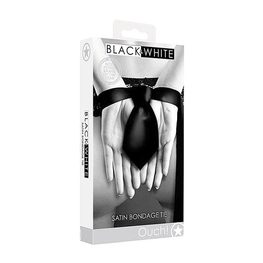 OUCH! BW Satin Bondage Tie by Shots Toys