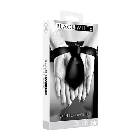 OUCH! BW Satin Bondage Tie by Shots Toys