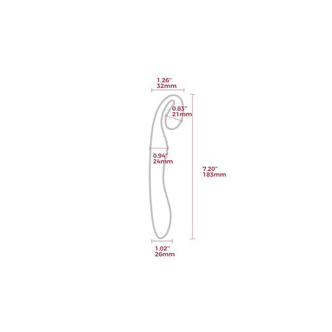 G Snuggle Ultrasoft Sprout Shaped Vibrator by Arosum