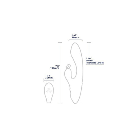 G Rabbit Rotating G Spot & Clitoral Vibrator By Arosum