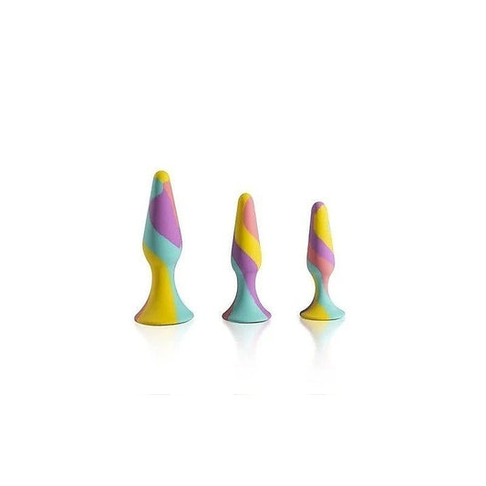 TriPlugs Silicone Anal Training Kit by Arosum