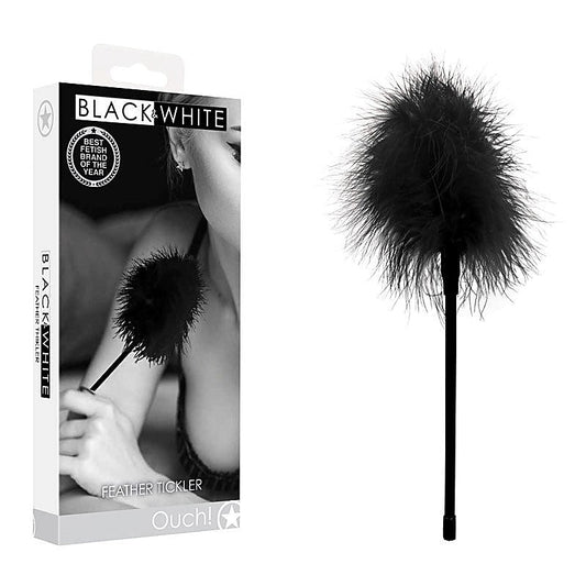 OUCH! BW Feather Tickler by Shots Toys