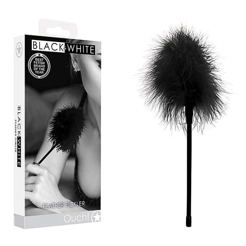 OUCH! BW Feather Tickler by Shots Toys