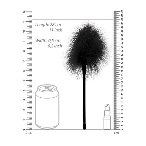 OUCH! BW Feather Tickler by Shots Toys