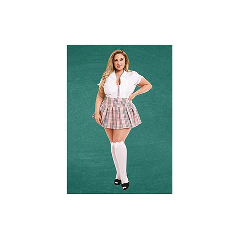 Teachers Pet 3 Piece Pink Private School Girl Costume