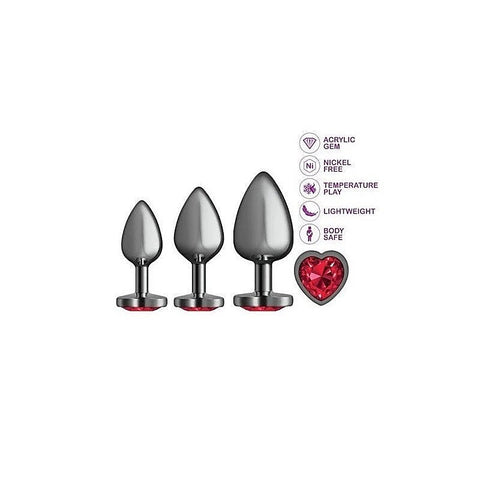 Cheeky Charms Round Metal Butt Plug by Viben