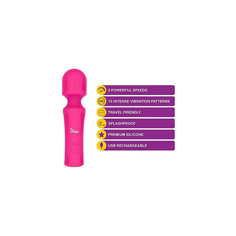Mighty Muse Vibrating Body Wand Massager by Viben