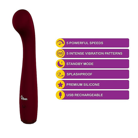 Devotion Ruby Vibrator by Viben