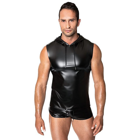 Frenzy Sleeveless Hoodie His Fetish by Noir Handmade
