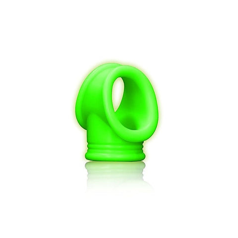 Luminous Ecstasy Glow-in-Dark Cock Ring by Shots Toys