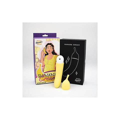 Banana Cream Air Pulse G Spot Vibrator by Natalies Toy Box
