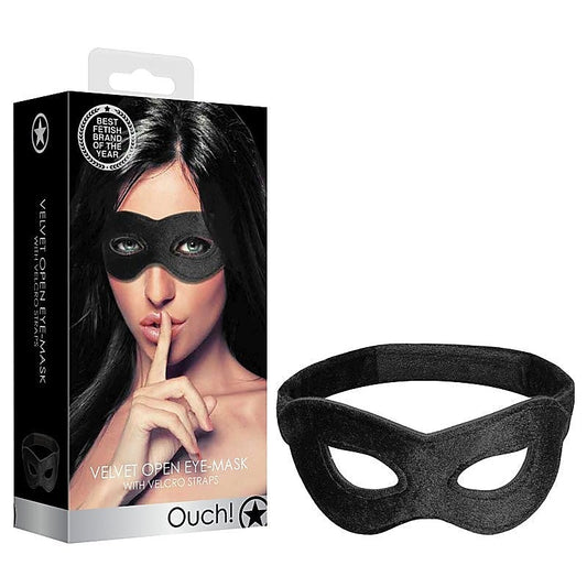 Velvet & Velcro Open Eye Mask by Shots Toys
