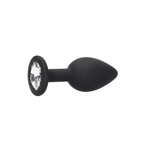 BW Silicone Butt Plug with Removable Jewel by Shots Toys