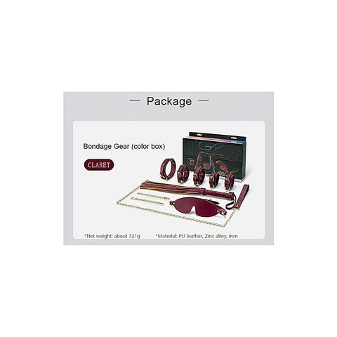 Daytona Deluxe Bondage Play Kit 8 Piece by Doc Johnson