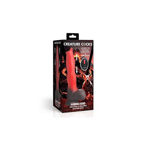 Ramming Hound Thrusting & Vibrating Dildo by XR Brands